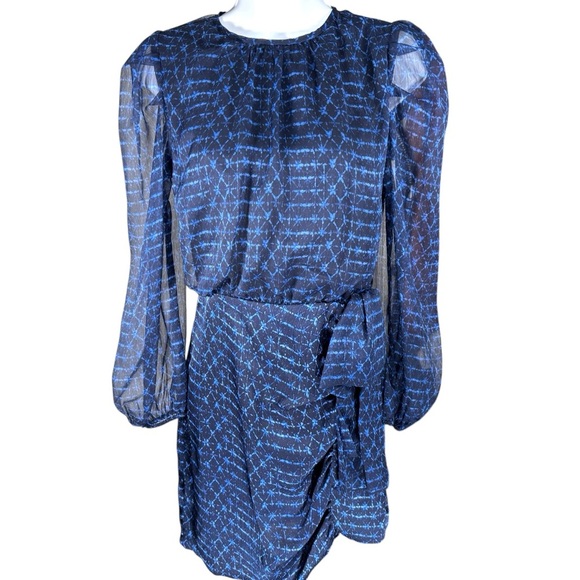 New Misa Los Angelas Vibrant Blue Dress Size XS - Picture 1 of 8